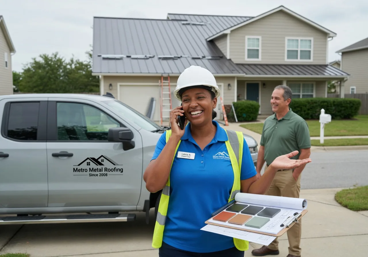 Storm Damage Metal Roof Repair in Rock Glen, PA